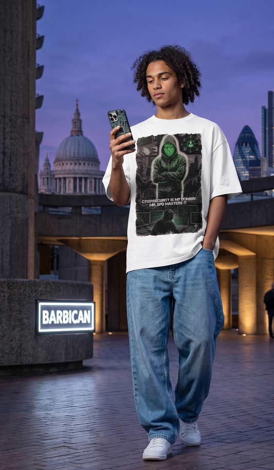 Cybersecurity Master Unisex Oversized Standard T-Shirt