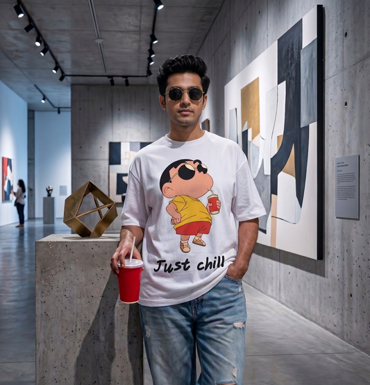 JUST CHILL Unisex Oversized Standard T-Shirt