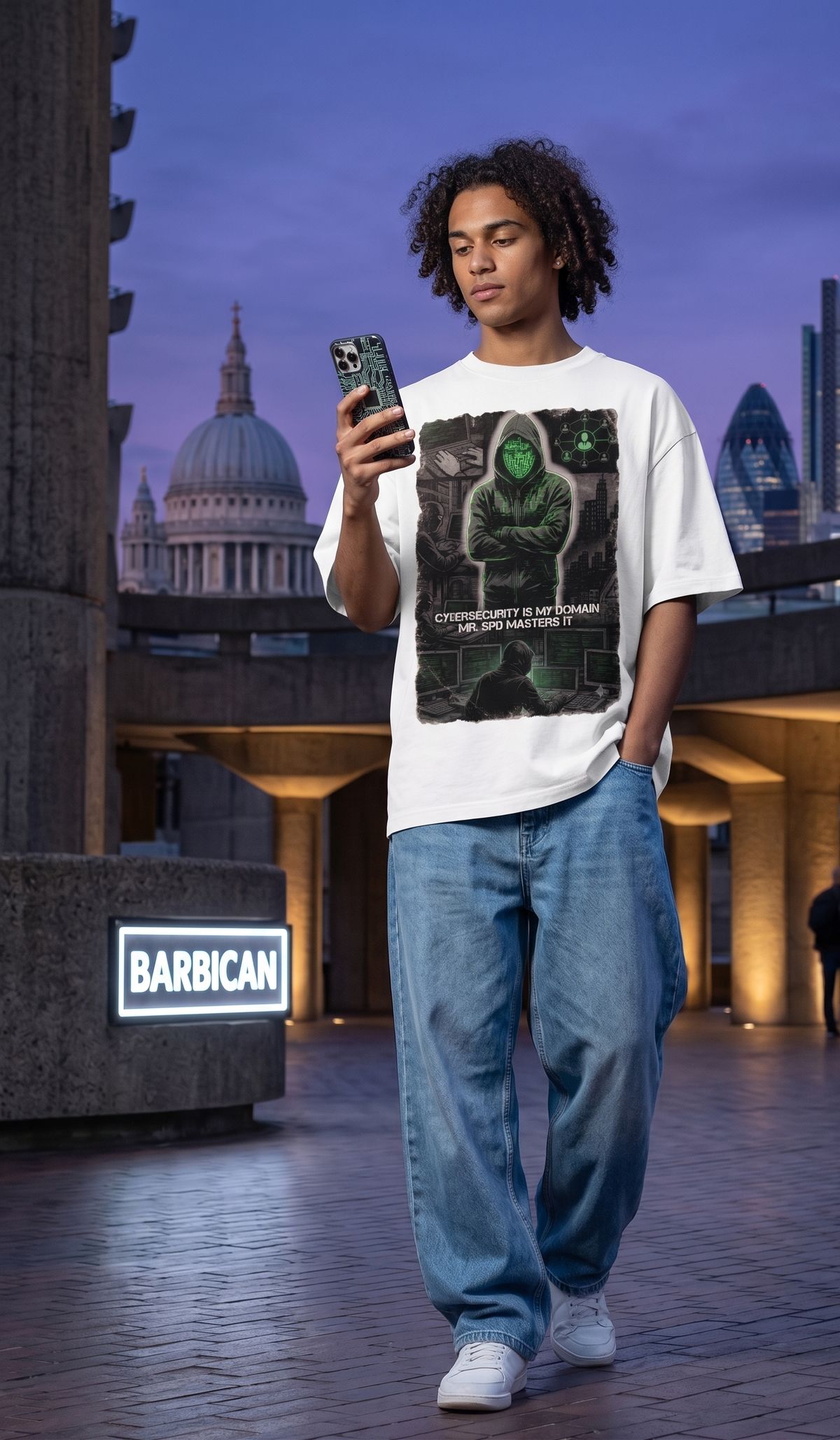 Cybersecurity Master Unisex Oversized Standard T-Shirt