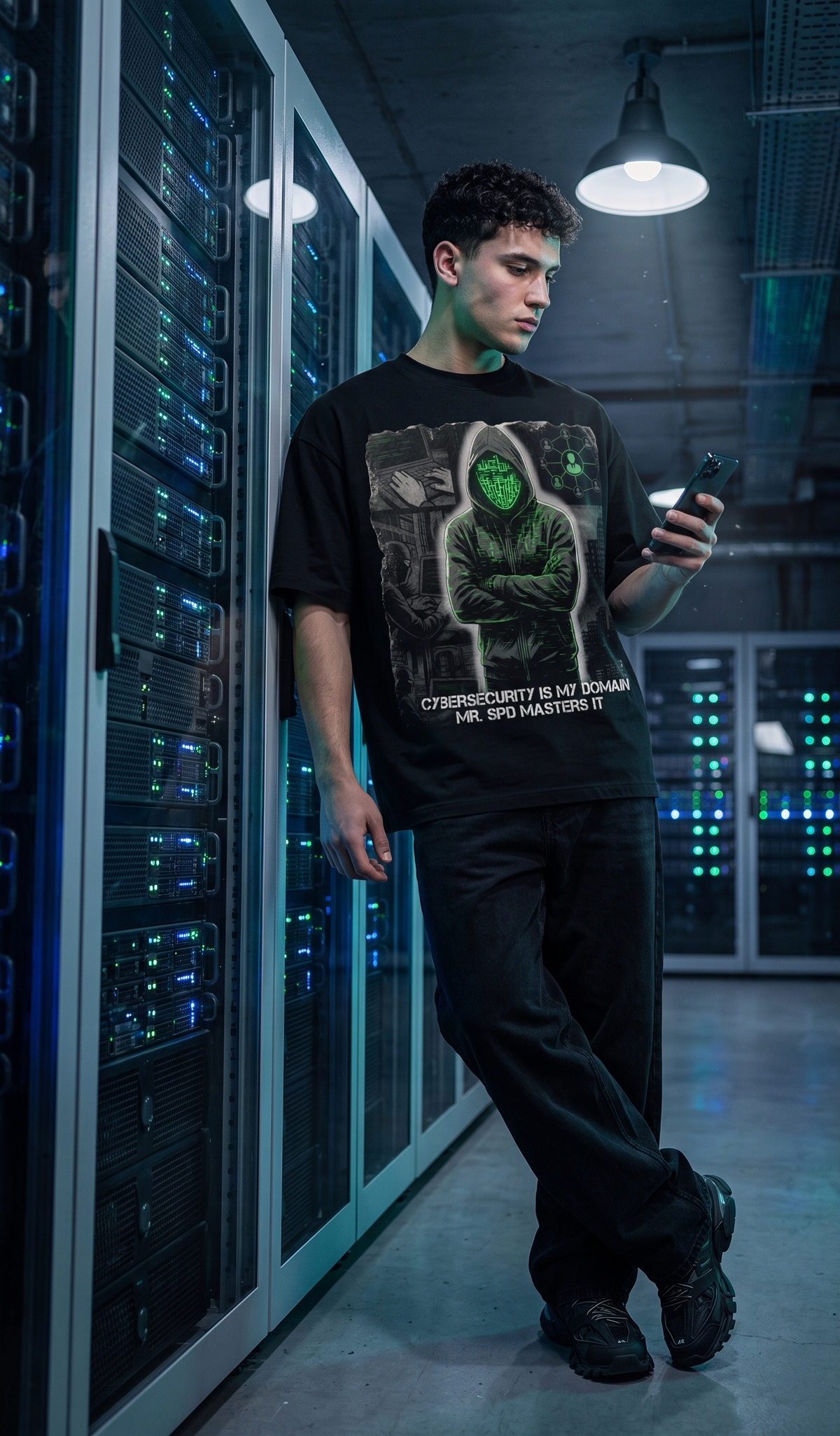 Cybersecurity Master Unisex Oversized Standard T-Shirt